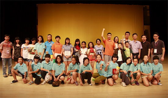 “夏令营好声音”合影