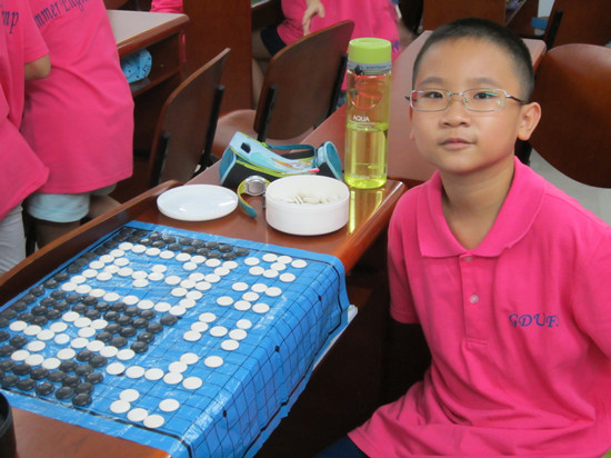 我用围棋写下:中国