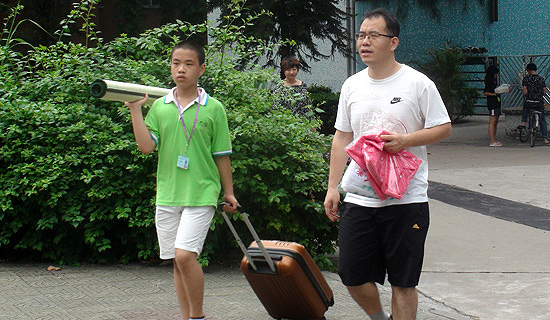 前面就是宿舍啦!