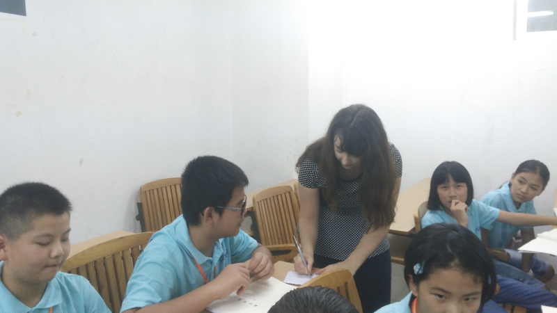 外教与学生的问答