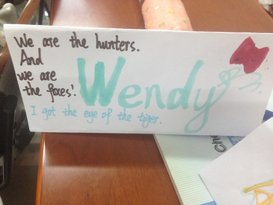 学生制作的个性名片